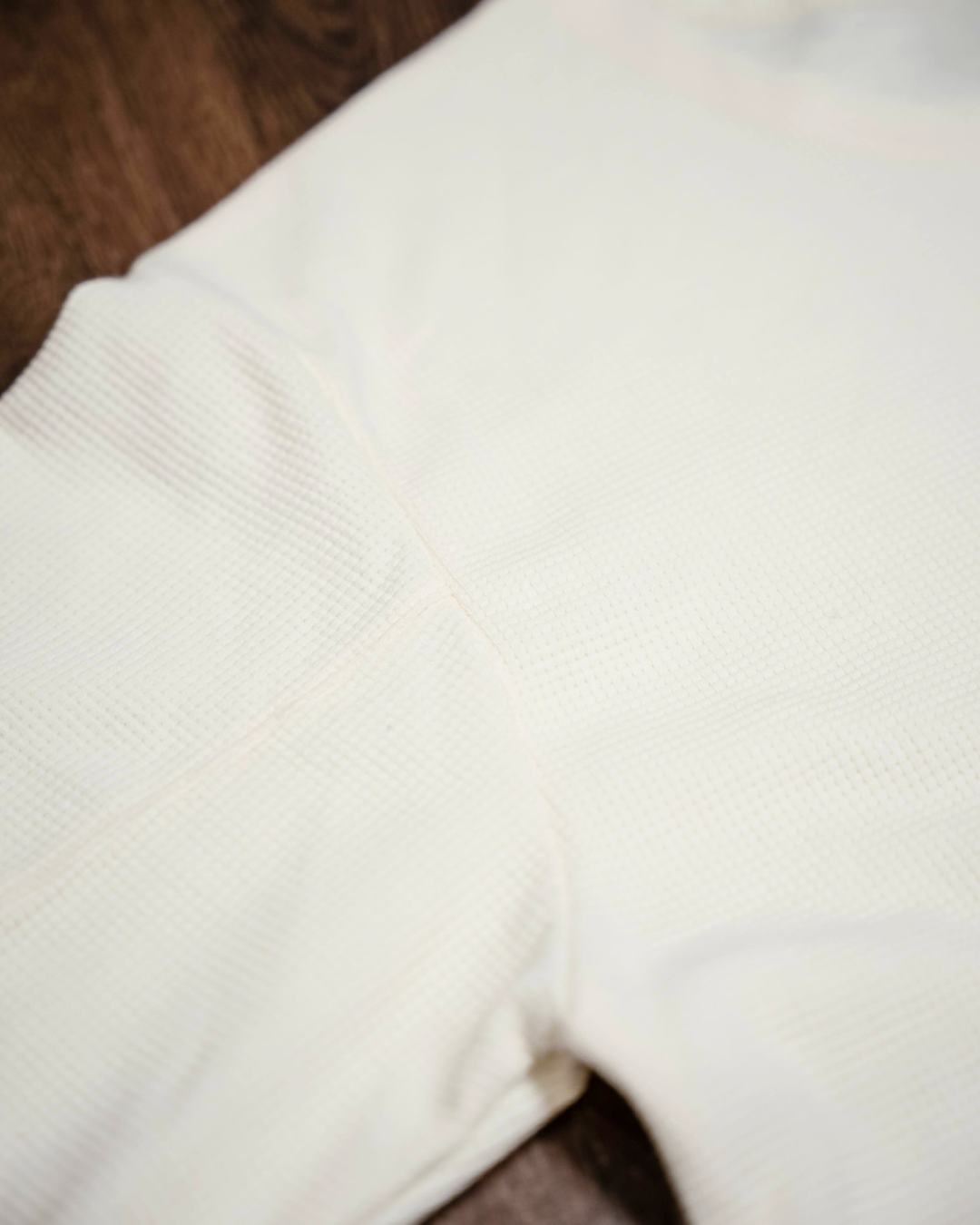 WAFFLE RAGTOP LONG T-SHIRTS WH
