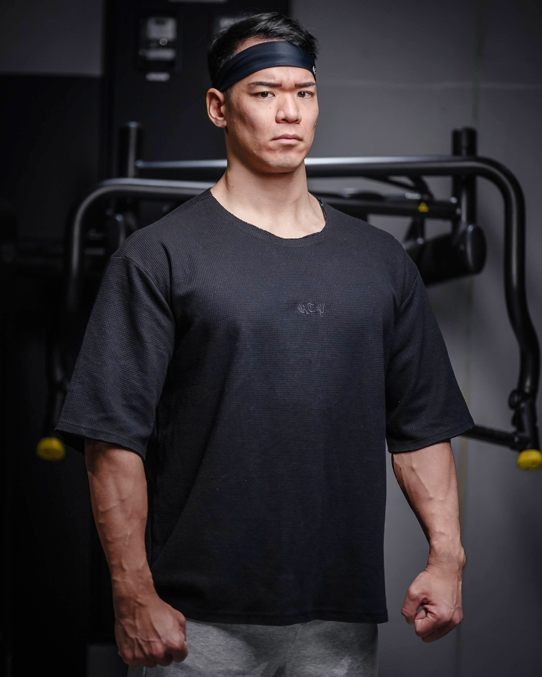 WAFFLE T-SHIRTS BLK【R.T.P.】