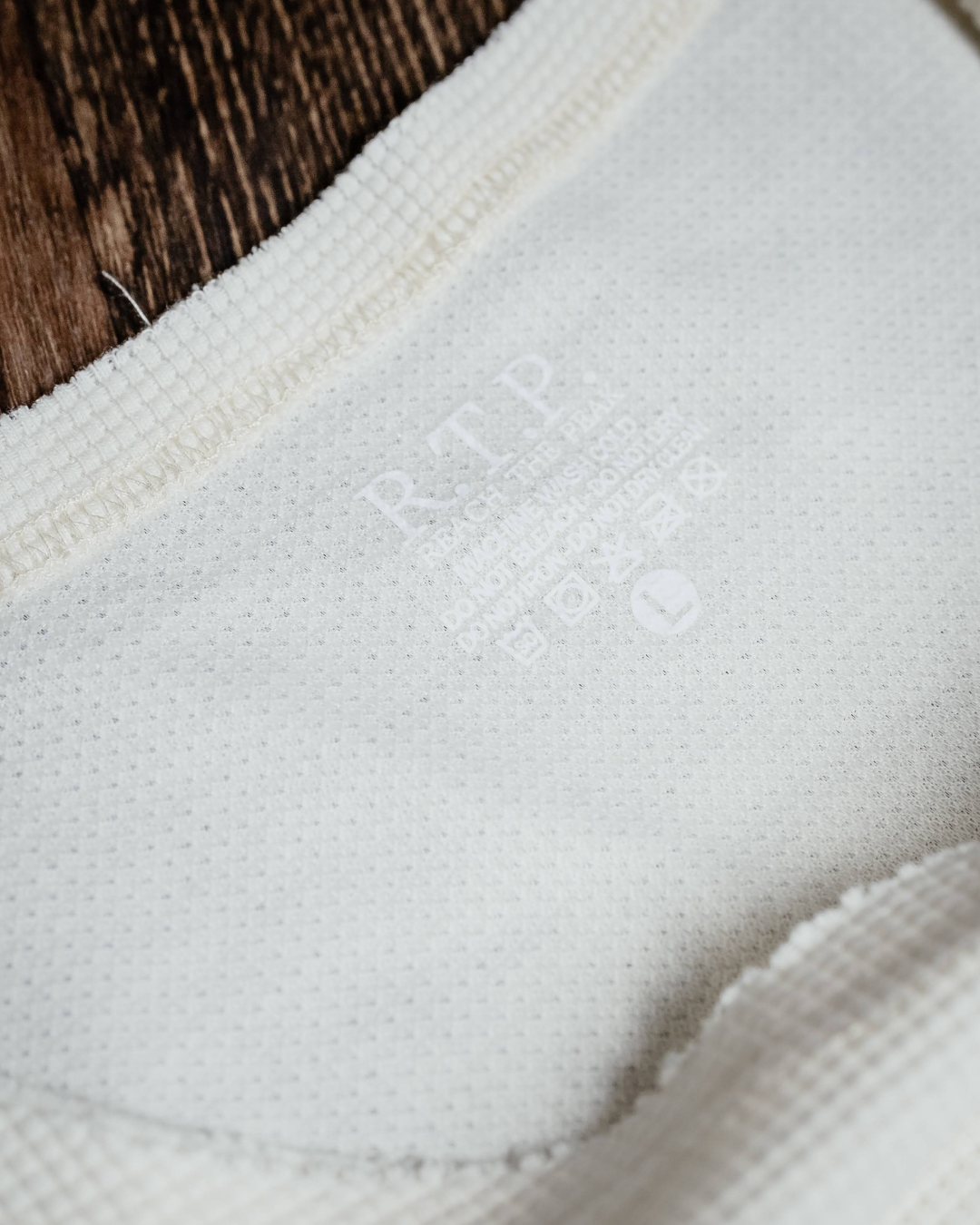WAFFLE T-SHIRTS WH【R.T.P.】