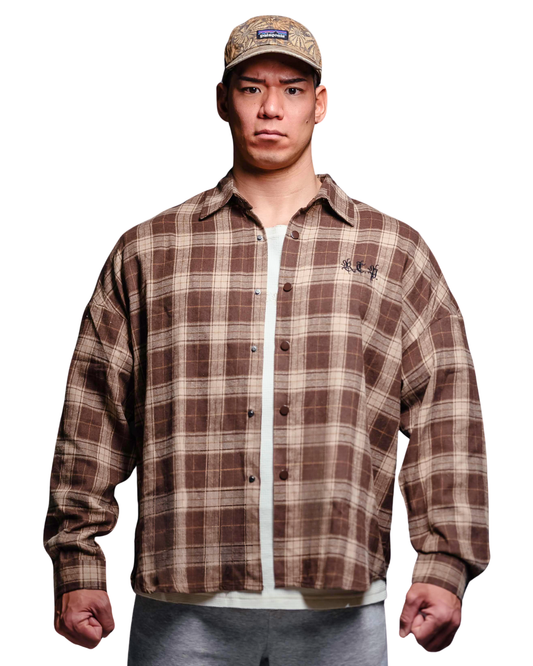 R.T.P. Flannel Shirt BROWN