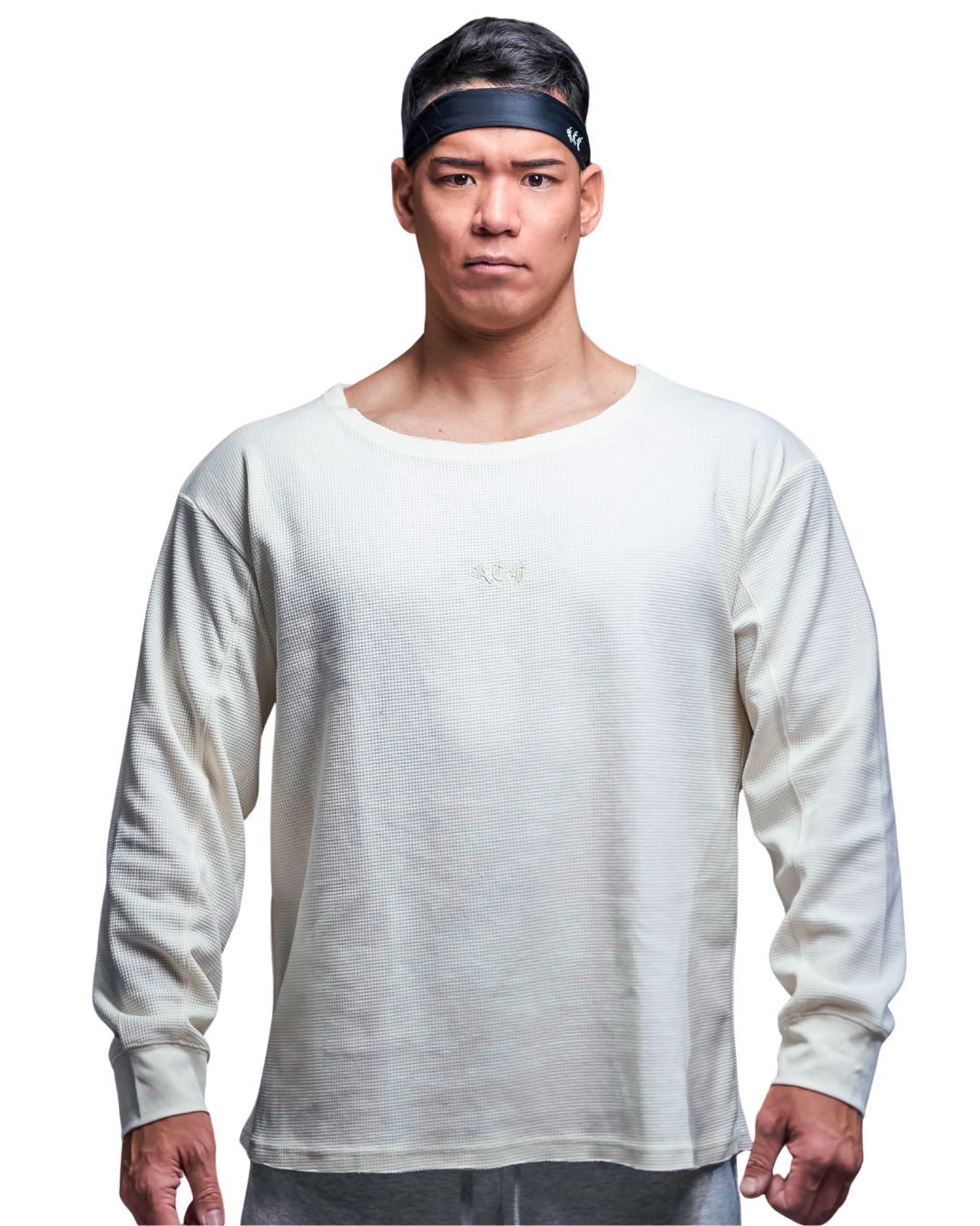 WAFFLE RAGTOP LONG T-SHIRTS WH