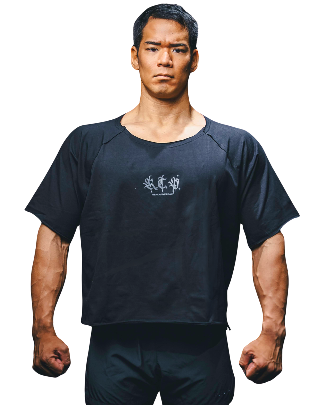RAGTOP T-Shirts KHAKI&BLK