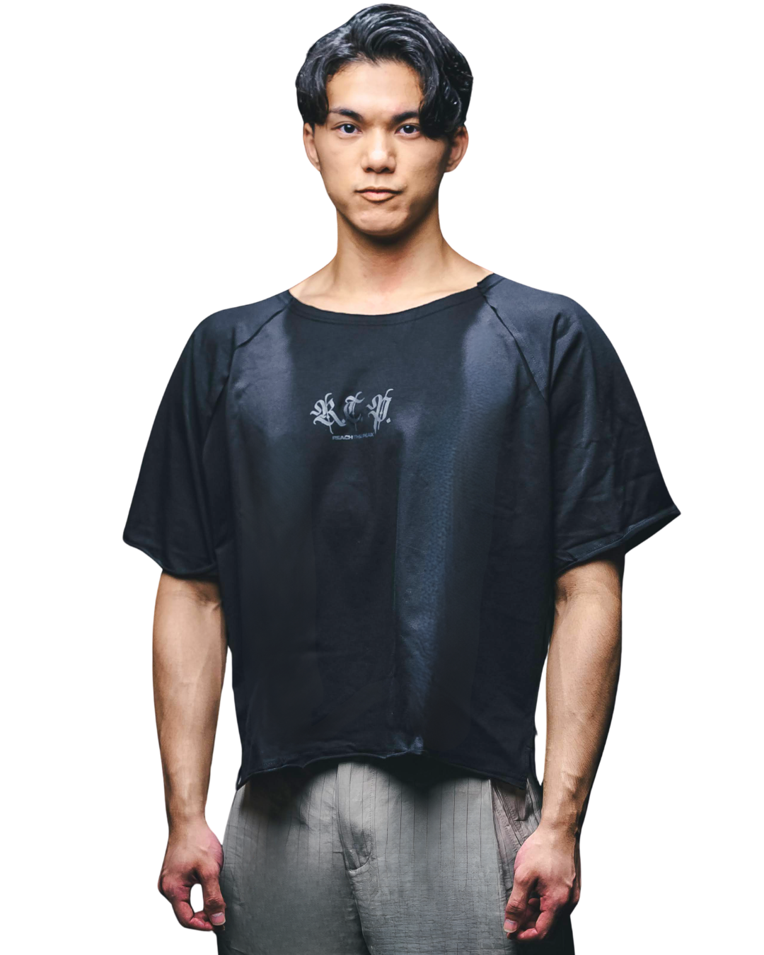 RAGTOP T-Shirts KHAKI&BLK