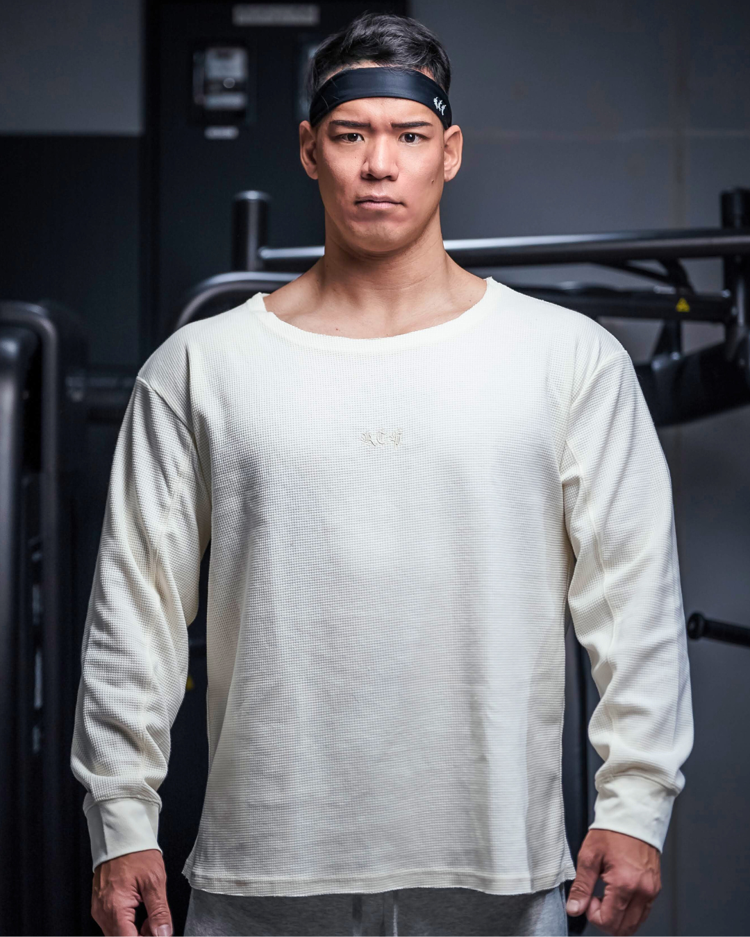WAFFLE RAGTOP LONG T-SHIRTS WH