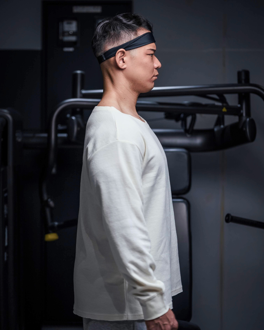 WAFFLE RAGTOP LONG T-SHIRTS WH