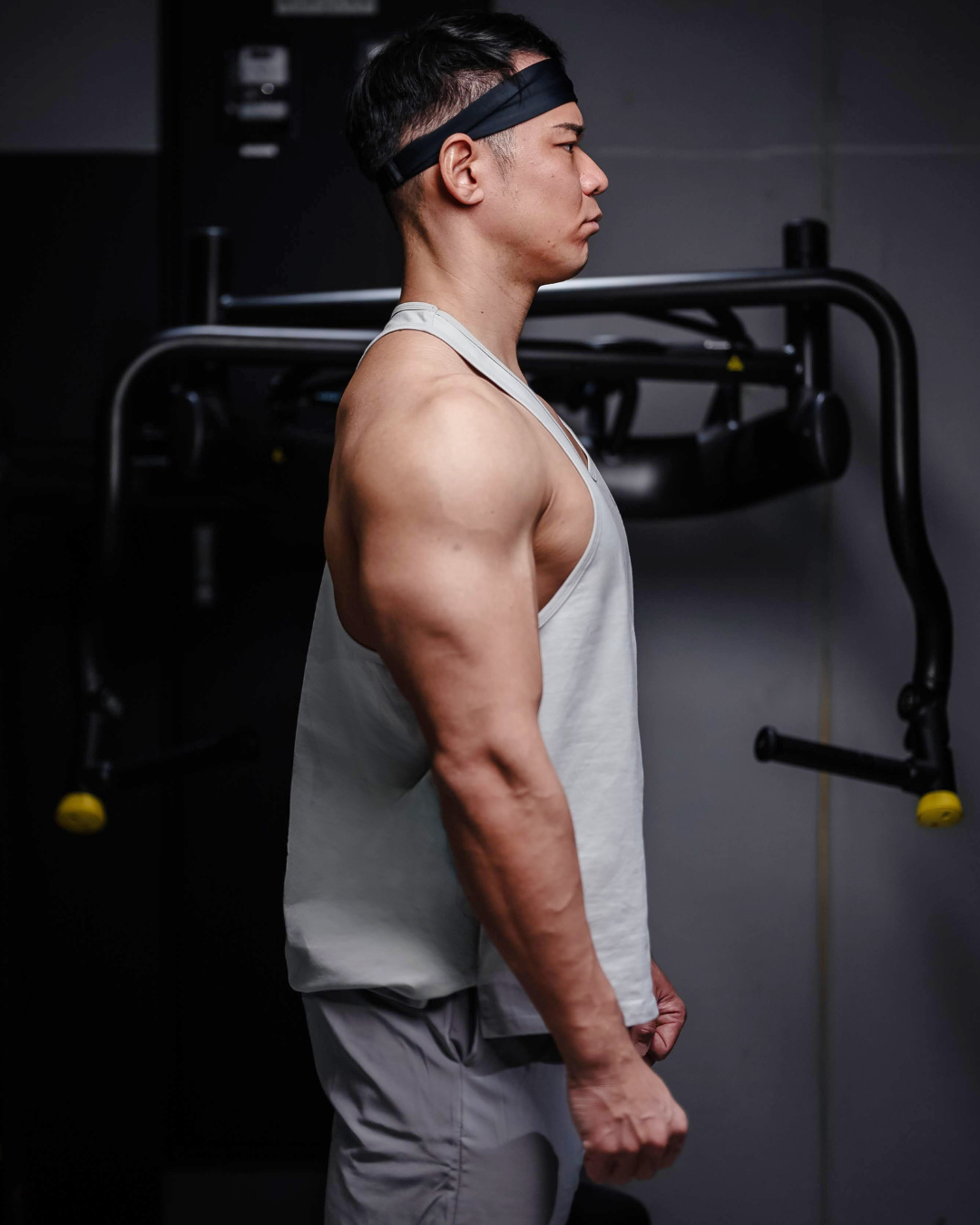 Y Back TankTop Gray R.T.P.
