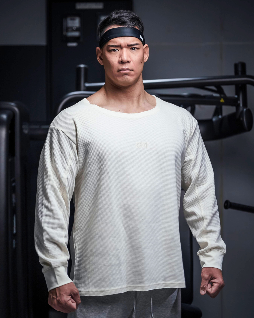 WAFFLE RAGTOP LONG T-SHIRTS WH