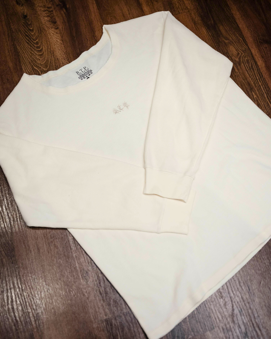 WAFFLE RAGTOP LONG T-SHIRTS WH