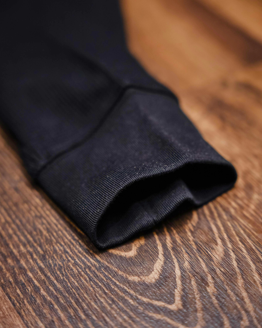 WAFFLE RAGTOP LONG T-SHIRTS BLK