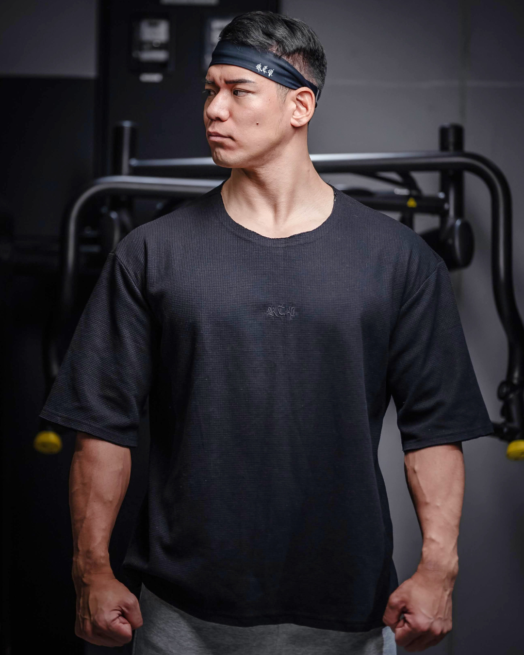 WAFFLE T-SHIRTS BLK【R.T.P.】