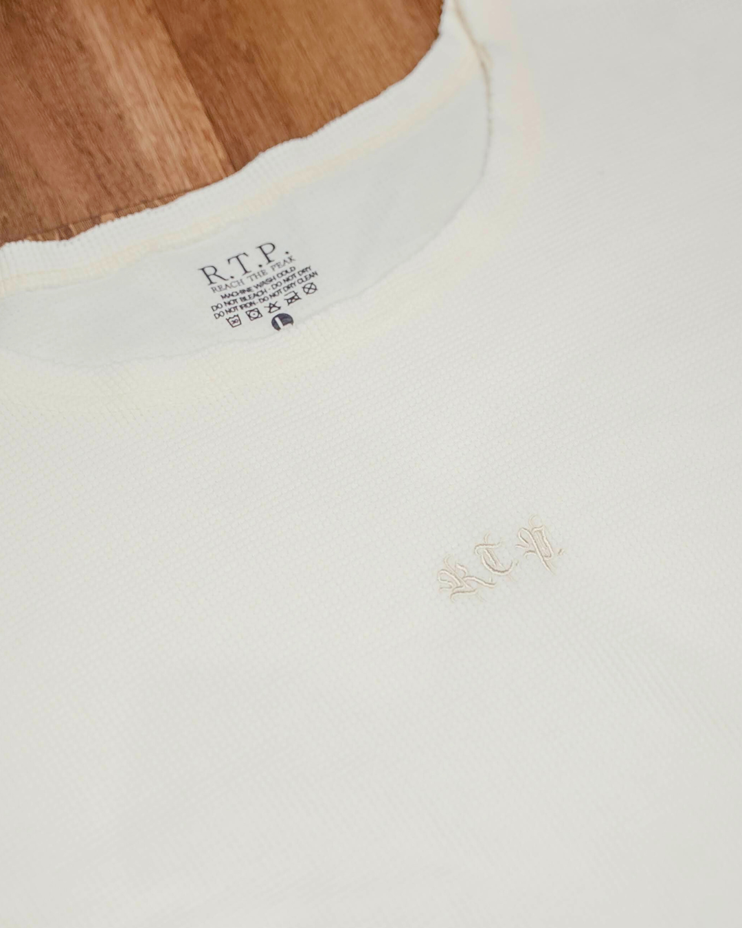 WAFFLE RAGTOP LONG T-SHIRTS WH